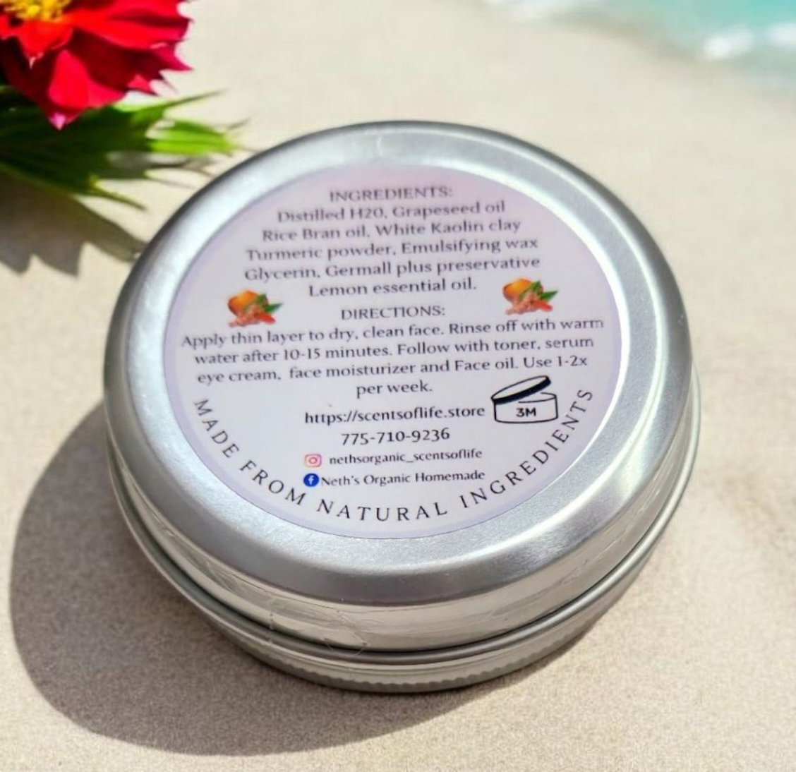 TURMERIC FACE CLAY MASK